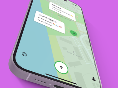 Phonar app interface